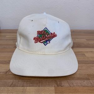 Vintage New Era Pro Model Adjustable Snap Back Hat 1989 World Series Baseball